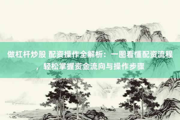 做杠杆炒股 配资操作全解析：一图看懂配资流程，轻松掌握资金流向与操作步骤