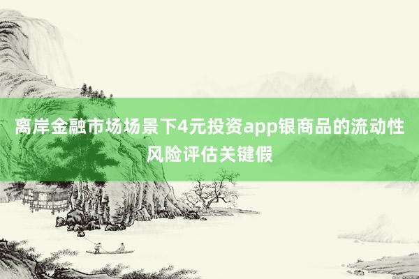 离岸金融市场场景下4元投资app银商品的流动性风险评估关键假